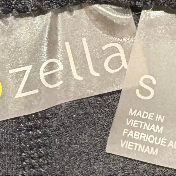 Zella Womens Jogger Leggings Black Gray size Small - Picture 2 of 3